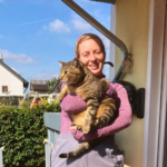 Iris Veldwijk Barney cat Refugio Sonrisas Tarifa animal shelter Spain